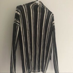 Issey Miyake high neck pleated top